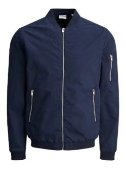 Jack & Jones Jack & Jones Plus Rush Bomber Jacket - Navy Blazer -Barbou Clothing Shop UJRP7 SQ4 0000001379 NAVY BLAZER MDd