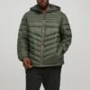 Jack & Jones Plus Hooded Padded Jacket - Rosin -Barbou Clothing Shop UJRU3 SQ1 0000006774 ROSIN MDf