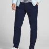 Jack & Jones Jack & Jones Dave Slim Fit Chinos - Navy Blazer -Barbou Clothing Shop UJRUX SQ1 0000001379 NAVY BLAZER MDf
