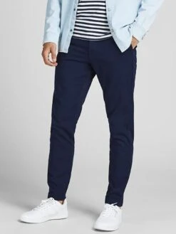 Jack & Jones Jack & Jones Dave Slim Fit Chinos - Navy Blazer