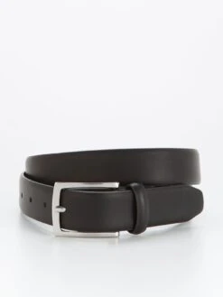 Very Man Smart Leather Belt - Black