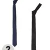 Very Man Tie - Navy/black 2 Pk -Barbou Clothing Shop UNHLF SQ1 0000000048 NAVY PKf