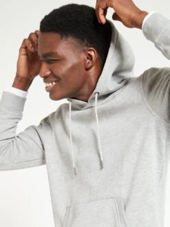 Everyday Essential Overhead Hoodie - Grey Marl -Barbou Clothing Shop UNHNM SQ4 0000000023 GREY MARL MDd