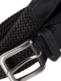 Jack & Jones Woven Belt - Black -Barbou Clothing Shop UT4YB SQ3 0000000004 BLACK SLd