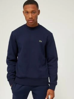 Lacoste Crew Neck Sweatshirt - Navy