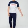 Lacoste Logo Lounge Set - Navy/Grey -Barbou Clothing Shop UV6WH SQ1 0000000005 GREY MDf