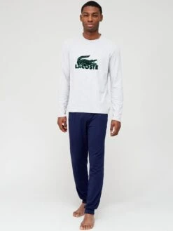 Lacoste Pyjama Set - Navy/Grey
