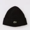 Lacoste Logo Wool Beanie - Black -Barbou Clothing Shop UV9C9 SQ1 0000000004 BLACK SLf