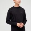 BOSS Salbo Curved Logo Sweatshirt - Black