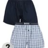 BOSS Bodywear 2 Pack Woven Boxer - Multi -Barbou Clothing Shop UVLVQ SQ1 0000000354 DARK BLUE PKf