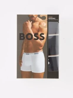 BOSS Bodywear 3 Pack Power Boxer Briefs - Black -Barbou Clothing Shop UVLXX SQ4 0000000004 BLACK SLd1