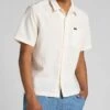 Lee Short Sleeve Resort Shirt - Ecru 1 Lee Short Sleeve Resort Shirt - Ecru -Barbou Clothing Shop UW6FC SQ1 0000000394 ECRU MDf