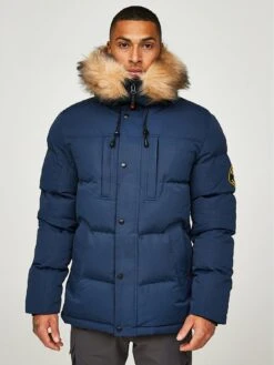 Zavetti Canada Oshawa 2.0 Padded Parka - Navy -Barbou Clothing Shop UWBPC SQ4 0000000048 NAVY MDd