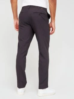 Farah Roachman 4 Way Stretch Regular Fit Trousers - Charcoal -Barbou Clothing Shop UY8BE SQ2 0000000071 CHARCOAL MDb