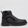 Pod Oliver Black Leather Boots