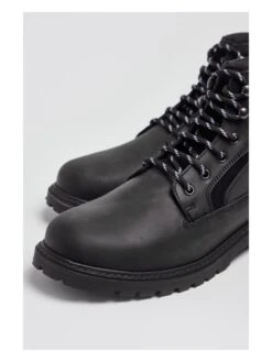 Pod Oliver Black Leather Boots -Barbou Clothing Shop UYVS6 SQ5 0000000004 BLACK SLu