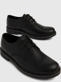 Schuh Pax Leather Derby Shoe - Black -Barbou Clothing Shop UYVVG SQ4 0000000004 BLACK SLt