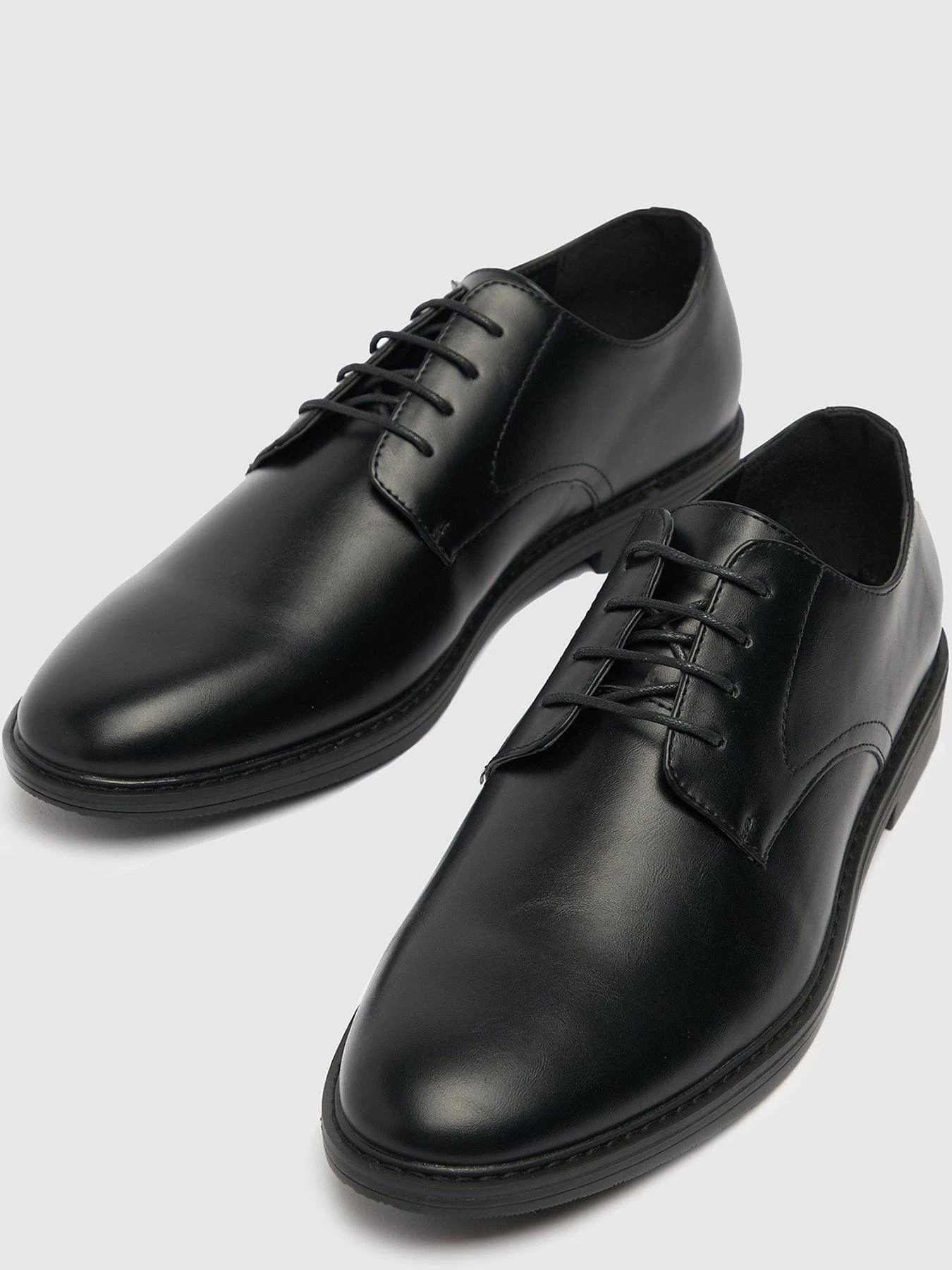 Schuh Melvin Formal Derby Shoe - Black 5 Schuh Melvin Formal Derby Shoe - Black - Image 3