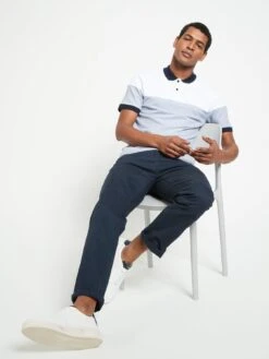 Everyday Straight Chino Trousers - Navy -Barbou Clothing Shop UZMHB SQ4 0000000048 NAVY MDd