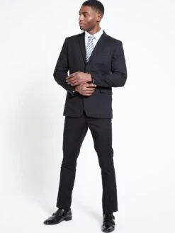 Everyday Slim Suit Trousers - Black -Barbou Clothing Shop UZMK8 SQ3 0000000004 BLACK MDo