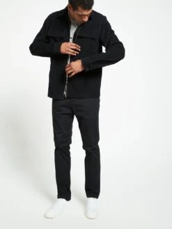 Everyday Slim Chino Trousers - Black -Barbou Clothing Shop UZMRG SQ6 0000000004 BLACK MDd2
