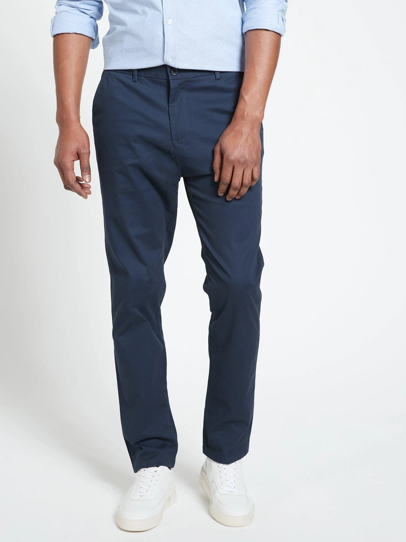 Everyday Slim Chino Trousers - Navy 3 Everyday Slim Chino Trousers - Navy