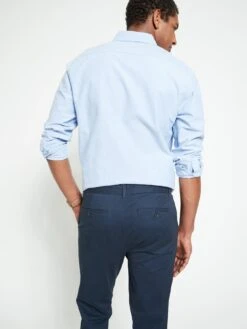 Everyday Slim Chino Trousers - Navy 12 Everyday Slim Chino Trousers - Navy -Barbou Clothing Shop UZMRH SQ5 0000000048 NAVY MDd1