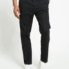 Everyday Straight Chino Trousers - Black -Barbou Clothing Shop UZMRM SQ1 0000000004 BLACK MDf