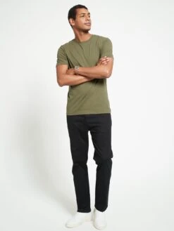 Everyday Straight Chino Trousers - Black -Barbou Clothing Shop UZMRM SQ3 0000000004 BLACK MDo