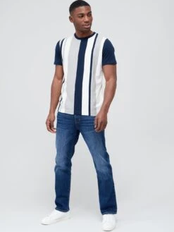 Very Man Premium Straight Stretch Jeans - Mid Blue -Barbou Clothing Shop UZMS9 SQ3 0000000190 MID BLUE MDo