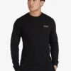 Barbour International Small Logo Long Sleeve T-shirt - Black