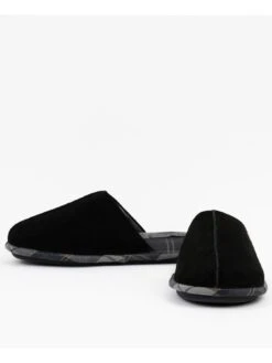 Barbour International Foley Slipper - Black -Barbou Clothing Shop V36RR SQ6 0000000004 BLACK SLd