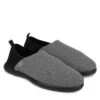 Totes Isotoner Isotoner Iso-flex Felt Full Back With Back Section Detail Slipper - Grey/Black -Barbou Clothing Shop V6QRL SQ1 0000000222 GREY BLACK SLs