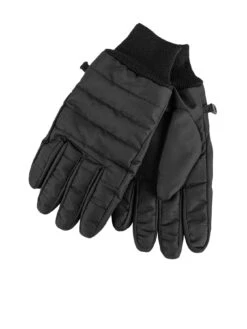 Totes Isotoner Water Repellent Padded Glove With Ribbed Cuff