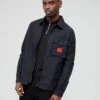 HUGO Emmond Overshirt - Navy 