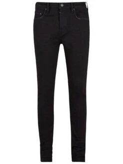 AllSaints Cigarette Skinny Fit Jeans - Black  -Barbou Clothing Shop V7G9H SQ3 0000000004 BLACK SLf
