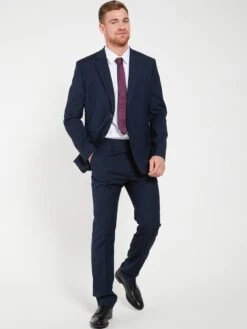Everyday Recycled Regular Suit Jacket - Navy -Barbou Clothing Shop V7VZ2 SQ6 0000000048 NAVY MDd2