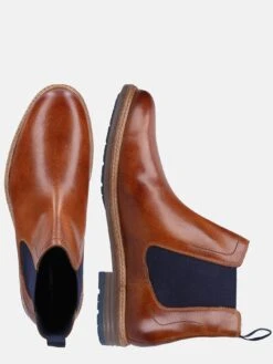 Hush Puppies Justin Chelsea Boot - Brown 10 Hush Puppies Justin Chelsea Boot - Brown -Barbou Clothing Shop V8GB2 SQ4 0000000143 BROWN SLt