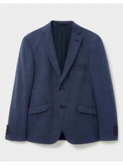 Crew Clothing Birdseye Jersey Blazer - Navy -Barbou Clothing Shop V8N0F SQ4 0000000048 NAVY MDd