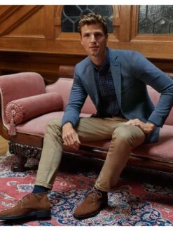 Crew Clothing Birdseye Jersey Blazer - Navy -Barbou Clothing Shop V8N0F SQ5 0000000048 NAVY MDd1