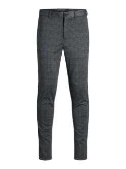 Jack & Jones PLUS Phil Check Chinos - Dark Grey -Barbou Clothing Shop V9I5E SQ4 0000000070 DARK GREY MDd