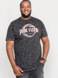 D555 Darkside Official Pink Floyd Printed Crew Neck T-shirt