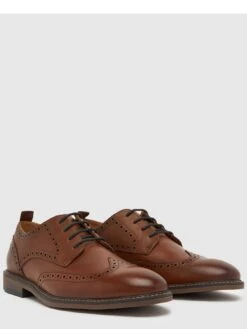 Schuh Rafe Leather Brogue Shoes -Barbou Clothing Shop VAJ3L SQ3 0000000143 BROWN SLf