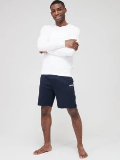 BOSS Bodywear Heritage Lounge Sweatshirt - White -Barbou Clothing Shop VAVXQ SQ3 0000000013 WHITE MDo