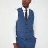 Peter Werth X Very Slim Fit Check Waistcoat -Barbou Clothing Shop VB83P SQ1 0000000048 NAVY MDf