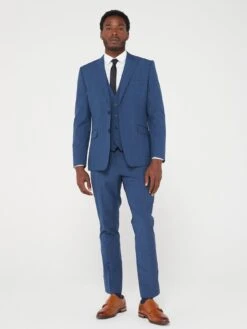 Peter Werth X Very Slim Fit Check Suit Jacket -Barbou Clothing Shop VB83Q SQ3 0000000048 NAVY MDo