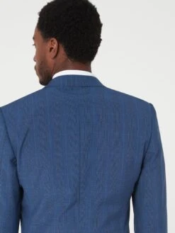 Peter Werth X Very Slim Fit Check Suit Jacket -Barbou Clothing Shop VB83Q SQ5 0000000048 NAVY MDd1