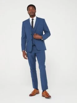 Peter Werth X Very Slim Fit Check Suit Jacket -Barbou Clothing Shop VB83Q SQ6 0000000048 NAVY MDd2
