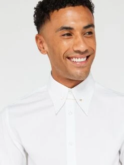 Peter Werth X Very Long Sleeve Collar Bar Shirt - White -Barbou Clothing Shop VB86S SQ4 0000000013 WHITE MDd