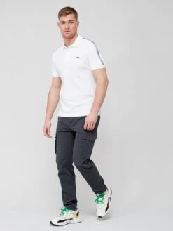 Lacoste Taping Polo Shirt - White -Barbou Clothing Shop VB9M7 SQ3 0000000013 WHITE MDo